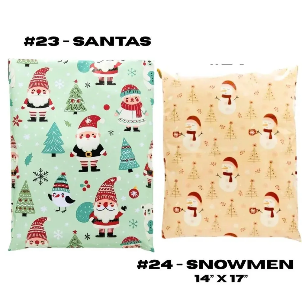 40 Colorful Poly Mailers Pack ~ Choose Your Prints